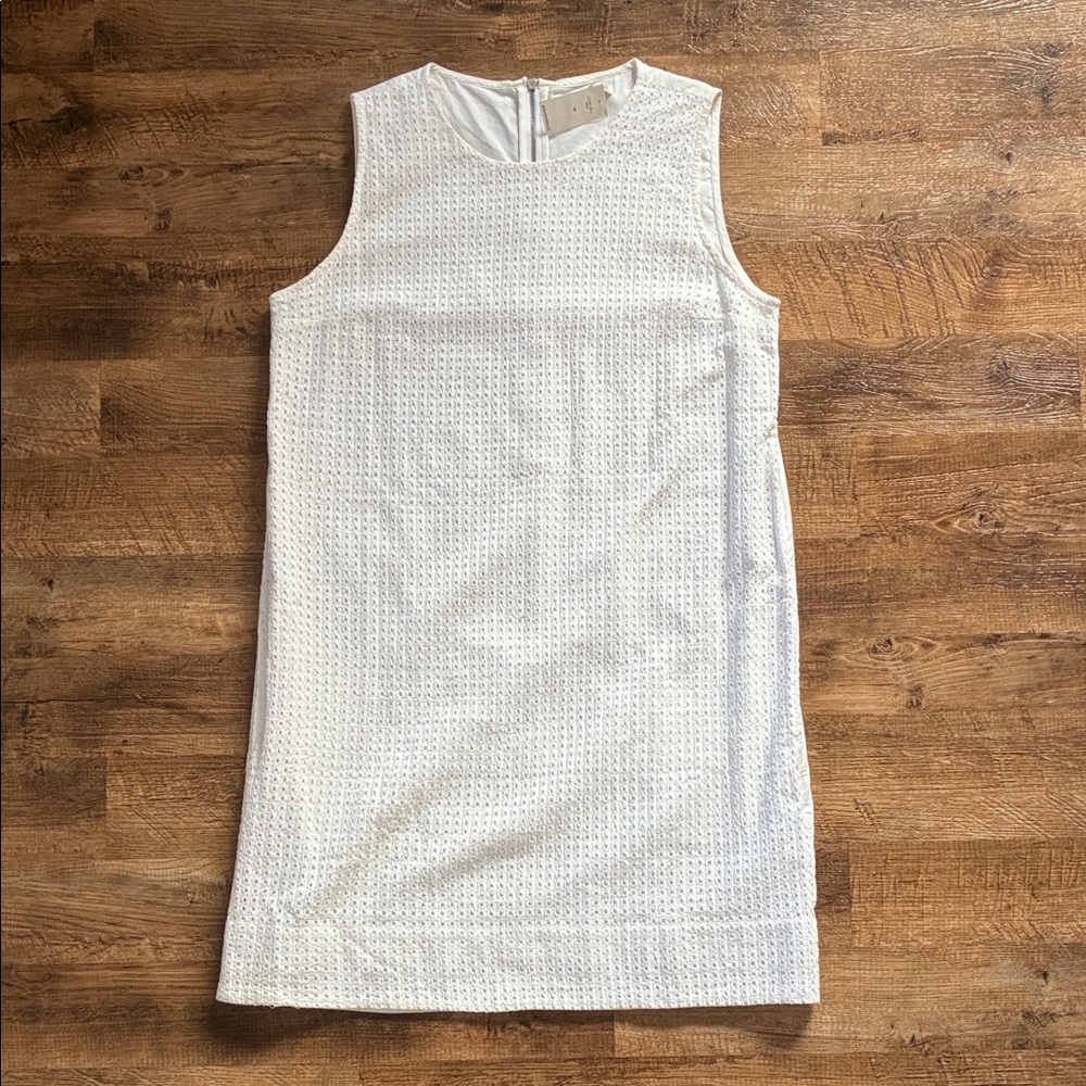 NWT GAP Lined White Dress 100% Cotton